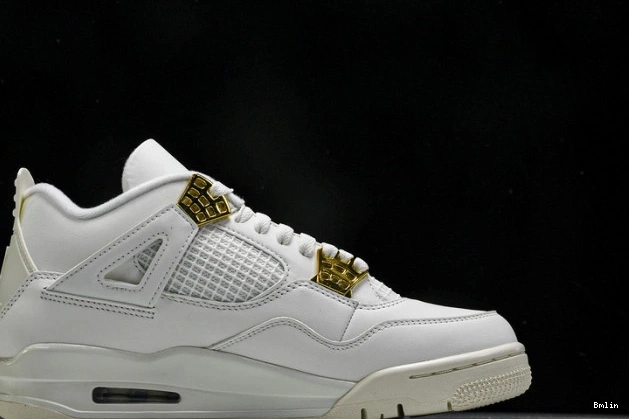 Bmlin Jordan 4 Gold AQ9129-170 Metallic Retro 0721